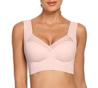 WOWENY Soutien Gorge sans Armature Stretchy Zero Feel Bralette Femme Invisible Zero Couture Bra, Zero Marque sur la Peau, Ultra Confort Bustier, Bonnets Non-Amovibles Brassière