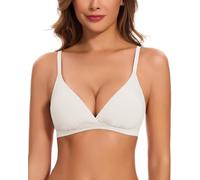 WOWENY Soutien-Gorge Triangle sans Armatures pour Femme, Bralette Sexy rembourrée sans Coutures, Bustier Souple à col en V avec rallonge de Soutien-Gorge