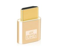 Wowfast Dongle HDMI factice HDMI émulateur d'écran virtuel 4 K @ 60 Hz pour Windows Mac OSX Linux