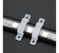 WOWLED Lot de 100 clips de fixation en silicone souple pour bande lumineuse de 13 mm de large, KF-1001650K