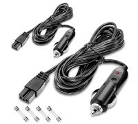 WOWLED Lot de 2 câbles de rechange pour mini réfrigérateur de voiture - 3 m - 12 V - Pour réfrigérateurs portables et congélateurs électriques