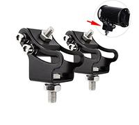 WOWLED Lot de 2 supports de montage coulissants pour barre lumineuse LED - Support inférieur réglable coulissant pour tout-terrain, 4x4, VTT, UTE, camion, voiture, 4WD