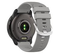 Wownadu 20mm Bracelet Compatible pour Polar Ignite 3/2 / 1,Compatible pour POLAR Unite/Pacer Strap pour Femme et Homme Silicone Remplacement Band Gris (Pas de Tracker)