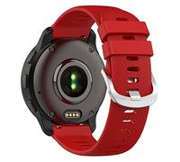 Wownadu 20mm Bracelet Compatible pour Polar Ignite 3/2 / 1,Compatible pour POLAR Unite/Pacer Strap pour Femme et Homme Silicone Remplacement Band Rouge (Pas de Tracker)