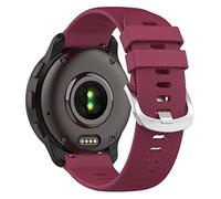 Wownadu 20mm Bracelet Compatible pour Polar Ignite 3/2 / 1,Compatible pour POLAR Unite/Pacer Strap pour Femme et Homme Silicone Remplacement Band Sangria (Pas de Tracker)