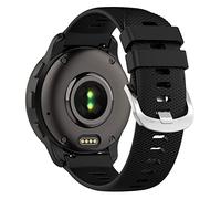 Wownadu 20mm Bracelet Compatible pour Polar Ignite 3/2 / 1,Compatible pour POLAR Unite/Pacer Strap pour Femme et Homme Silicone Remplacement Band Noir (Pas de Tracker)