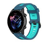 Wownadu Bracelet Quick Release 20mm Bracelet Compatible pour Garmin Vivoactive 5/3/3 Music, Venu/Venu 2 Plus, Venu Sq/Sq Music/Sq 2/Sq 2 Music Bracelets Bleu pour Vivomove 3/Trend/Sport/Style