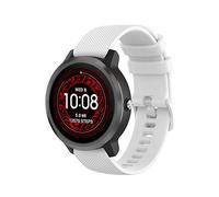 Wownadu Bracelet Quick Release 20mm Bracelet Compatible pour Garmin Vivoactive 5/3/3 Music, Venu/Venu 2 Plus, Venu Sq/Sq Music/Sq 2/Sq 2 Music Bracelets Blanc pour Vivomove 3/Trend/Sport/Style