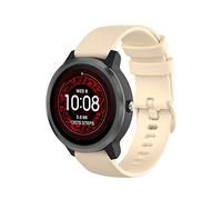 Wownadu Bracelet Quick Release 20mm Bracelet Compatible pour Garmin Vivoactive 5/3/3 Music, Venu/Venu 2 Plus, Venu Sq/Sq Music/Sq 2/Sq 2 Music Bracelets Beige pour Vivomove 3/Trend/Sport/Style