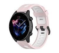 Wownadu Bracelet Quick Release 20mm Compatible pour Garmin Vivoactive 5/3, Venu, Venu 2 Plus/Sq/Sq 2 Bracelets Remplacement pour Garmin Vivomove 3/Trend/Sport/Style Rose Blanc