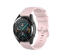 Wownadu Bracelets Quick Release 22MM Compatible Pour Garmin Forerunner 255/265, Venu 3, Vivoactive 4, Compatible Pour Fossil Gen 5/6 44mm Bracelet Remplacement en Silicone Rose