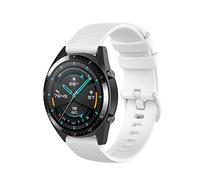 Wownadu Bracelets Quick Release 22MM Compatible Pour Garmin Forerunner 255/265, Venu 3, Vivoactive 4, Compatible Pour Fossil Gen 5/6 44mm Bracelet Remplacement en Silicone Blanc