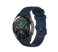 Wownadu Bracelets Quick Release 22MM Compatible Pour Garmin Forerunner 255/265, Venu 3, Vivoactive 4, Compatible Pour Fossil Gen 5/6 44mm Bracelet Remplacement en Silicone Bleu