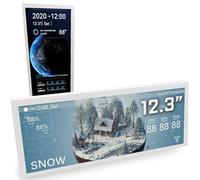 WOWNOVA Écran universel de 12,3" pour PC Build, mini moniteur d'affichage de la température PC, écran LCD à l'intérieur du boîtier de PC avec écran, accessoires de boîtier d'ordinateur mini écran LCD
