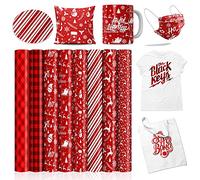 WOWOCUT Lot de 8 feuilles de papier à sublimation pour tasses Cricut Joy Explore, motif renne de Noël 30,5 x 30,5 cm