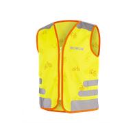 Wowow Gilet réfléchissant enfant Nutty Homme Jaune fluo - Articles de visibilité pour cyclisme XS