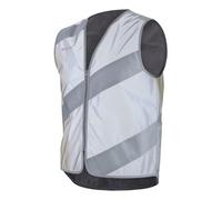 Wowow Gilet réfléchissant Roadie Homme Argenté - Articles de visibilité pour cyclisme M