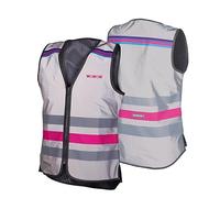 WOWOW Lucy Jacket Full Reflective Pink Veste Cyclo Femme Gris FR: S (Taille Fabricant: S)