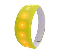 Brassard lumineux de sécurité pour cycliste avec 5 LED rouges Wowow