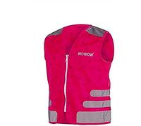 Wowow Gilet réfléchissant enfant Nutty Homme Magenta - Articles de visibilité pour cyclisme S