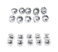 WOWOWO 10 pièces câble de Frein ajusteur Pince de Verrouillage vis Boulon vélo cyclomoteur VTT VTT