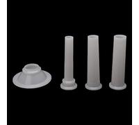 WOWOWO 4 pièces Tube de Remplissage de Remplissage de Saucisse en Plastique pour Hachoir à Viande à la Main 10#