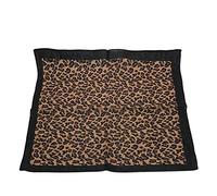 WOWOWO bohème Vintage léopard Tigre imprimé Unisexe Coton carré écharpe en Plein air Cyclisme Bandeau Bandana Hip-Hop Bracelet Cravate