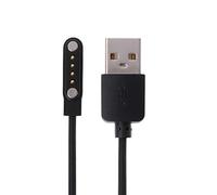 WOWOWO Câble de charge USB universel 4 broches pour Smart Watch - Accessoires de câble de charge magnétique puissant - Noir