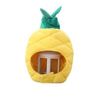 WOWOWO Chapeau d'hiver drôle Ananas Fruits en Peluche Chapeau noël Cosplay fête Costume Casquette