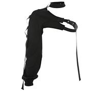 WOWOWO Femmes Une épaule réfléchissant Haut Court Tour de Cou Boucle irrégulière T-Shirt haussements d'épaules