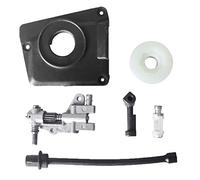 WOWOWO Kit de Pompe à Huile pour tronçonneuse Chinoise 4500 5800 45CC 52CC 58CC Pompe