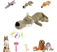 Wowpetsmart Invincible Chewanimals, jouet for chien à mâcher, jouet for chien wowpetsmart, jouets for chiens grinçants résistants, dents sans blessures, réduit l'ennui et l'anxiété chez les chiens(Dog