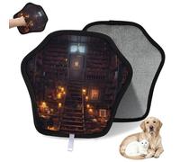 WowPrint Book House Gant d'épilation pour chat et chien - Réutilisable - Électrostatique - Brosse pour canapé, vêtements, tapis, meubles, siège de voiture