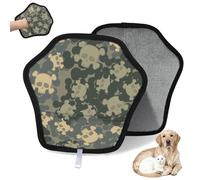 WowPrint Gant d'épilation pour chat et chien Motif tête de mort Motif camouflage réutilisable électrostatique Brosse pour canapé, vêtements, tapis, meubles, siège de voiture