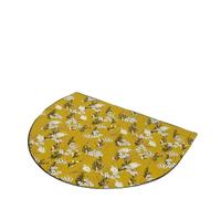WowPrint Paillasson coloré avec fleurs d'automne - Tapis d'entrée - Tapis d'intérieur et d'extérieur - Lavable - Absorbant - Antidérapant - 91,4 x 61 cm