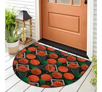 WowPrint Slam Dunk Paillasson imprimé basket-ball pour intérieur et extérieur - Lavable - Absorbant et antidérapant - 91,4 x 61 cm