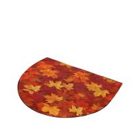 WowPrint Tapis d'entrée motif feuilles d'érable d'automne - Tapis d'intérieur et d'extérieur - Lavable - Absorbant - Antidérapant - 91,4 x 61 cm