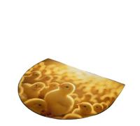 WowPrint Tapis d'entrée motif poussins mignons pour intérieur et extérieur, lavable, absorbant, antidérapant, 91,4 x 61 cm