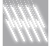wowspeed 120cm Reglette LED 40W 4800LM Neon LED, Blanc Froid 6500K Plafonnier LED Garage, Eclairage Garage LED, Tube LED Lampe, étanche IP65 Barre LED pour Garage, Entrepôt, Atelier, Bureau - 10 Pcs