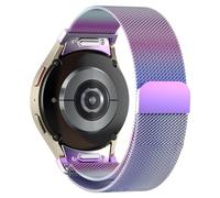 Wowstrap Bracelet magnétique Samsung Galaxy Watch 6 5 4 44mm 40mm/Galaxy Watch 6 Classic 47mm 43mm/Watch 4 Classic 46mm 42mm/5 Pro 45mm, Bracelets en metal Milanais Samsung Watch 4 5 6 Femme Homme. G