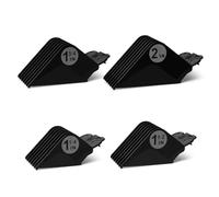 Wowteam Ensemble de protège-tondeuse pour Wahl 16 14 12 10, pour tondeuses et Babyliss FX870, Guides de tondeuse de remplacement - Ensemble de 4 pièces pour plusieurs tailles Universel 1,25", 1,5