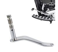WOWTK Bras de levier de vitesse étendu pour Harley FL Softail modèles 2018-2024 équipés de marchepieds Softail Slim FLSL Heritage Classic Fat Boy Deluxe FLDE, chromé