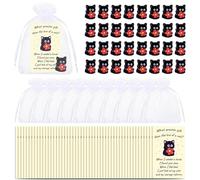 WOXBITA Lot de 100 mini cadeaux positifs pour chat - Soutien émotionnel et inspirant - Idée de cadeau de remerciement pour employé, collègue, personnel d'équipe, amis, famille, amoureux des chats avec