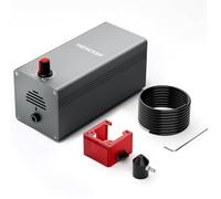Woxcker Air Assist 30L/min Pompe d'assistance à air réglable pour machine de découpe et de gravure laser, élimine la fumée et la poussière/protège le module, convient à la plupart des graveurs laser
