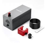 Woxcker Air Assist 30L/min Pompe d'assistance à air réglable pour machine de découpe et de gravure laser, élimine la fumée et la poussière/protège le module, convient à la plupart des graveurs laser