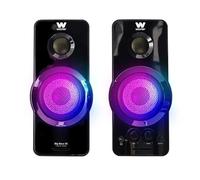 Haut-parleurs stéréo - WOXTER - Big Bass 95 RGB - 20 W - Mini jack 3,5 mm - Éclairage RVB