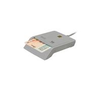 Woxter PE26-144 Intérieur USB 2.0 Blanc lecteur de cartes à puce - lecteurs de cartes à puce (USB 2.0, Windows 10 Education x64,Windows 10 Enterprise,Windows 10 Enterprise x64,Window)
