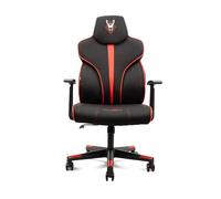 Woxter Stinger Station Alien V2.0 Red Chaise de gaming avec axe en acier, levage à gaz piston classe 4, ergonomique, accoudoirs rembourrés, hauteur réglable, roues anti-rayures