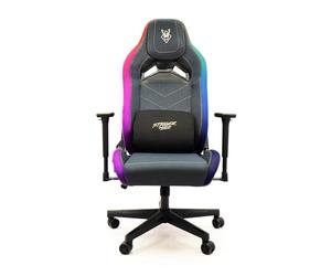 WOXTER STINING ELITE RGB - Chaise de jeux avec LED RGB Configurable par application (arbre en acier, plaque de levage, ergonomique, accoudoir 2D, renforcement de mousse MD, alt / in justable)