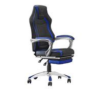 WOXTER STININGER STININGER RX Blue - Chaise de jeux (Essieu en acier, levage), repose-pieds extensible, accoudoirs ergonomiques, inclinaison jusqu'à 170º, roues silencieuses anti-idiotes